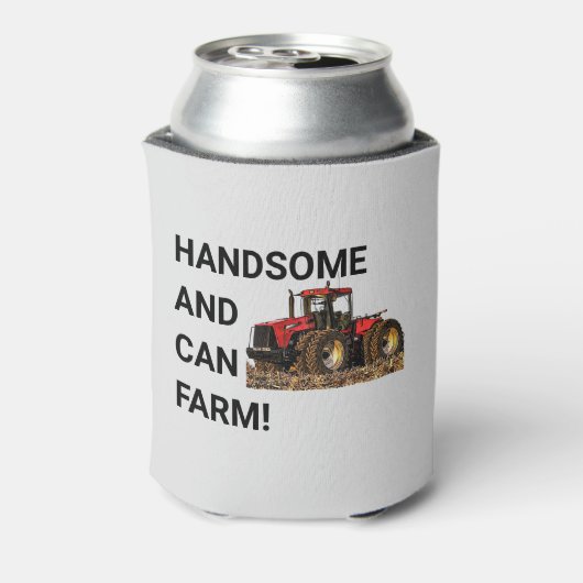 ハンサムで缶農用トラクター機器おもしろい 缶クーラー (缶裏面)