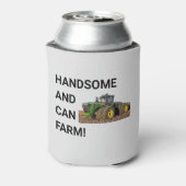 ハンサムで缶農用トラクター機器おもしろい 缶クーラー (缶裏面)