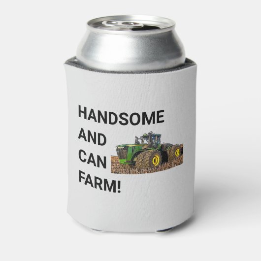ハンサムで缶農用トラクター機器おもしろい 缶クーラー (缶裏面)