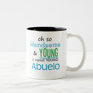 ハンサムで、若いAbuelo ツートーンマグカップ