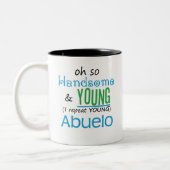 ハンサムで、若いAbuelo ツートーンマグカップ (左)