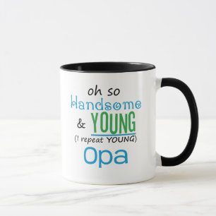ハンサムで、若いOpa マグカップ