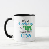 ハンサムで、若いOpa マグカップ (左)