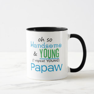 ハンサムで、若いPapaw マグカップ