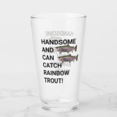 ハンサムとキャンレインボーマス魚釣り タンブラーグラス (裏面)