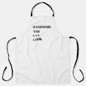 ハンサムとキャン調理師 エプロン (正面)