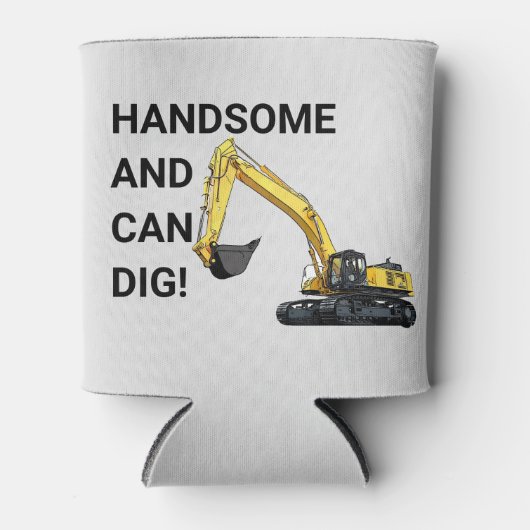 ハンサムと缶掘削機建築 おもしろい 缶クーラー (正面)