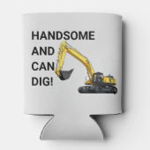 ハンサムと缶掘削機建築 おもしろい 缶クーラー (裏面)