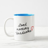 ハンサムなおはよう! ツートーンマグカップ (左)