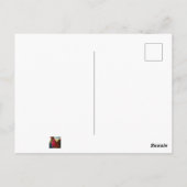 ハンサムなオンドリ ポストカード (裏面)