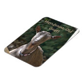 ハンサムなオールドヤギ マグネット (左側)