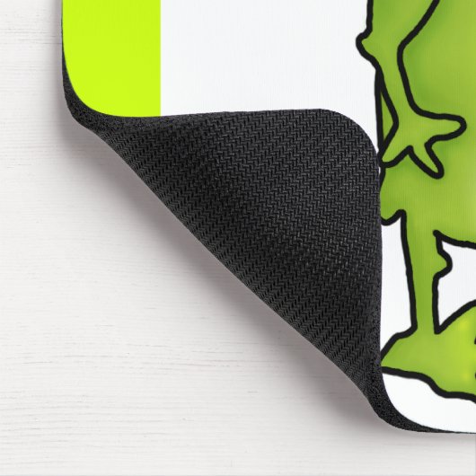 ハンサムなカエルのマウスパッド マウスパッド (コーナー)