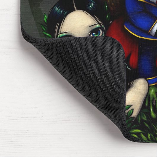 "ハンサムなカエル"のマウスパッド マウスパッド (コーナー)