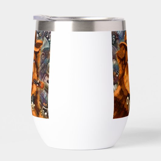 ハンサムなギャング犬と青い目パーソナライズされた (右面)