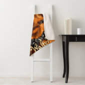 ハンサムなギャング犬と青い目パーソナライズされた シェルパブランケット (インサイチュ)