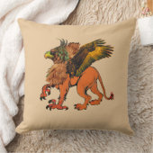ハンサムなグリフィンの枕 クッション (ブランケット)
