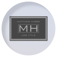 ハンサムなグレーとダークグレーのプロフェッショナル（情報バック）