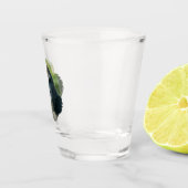 ハンサムなゴリラのブラックバックTシャツ ショットグラス (右)