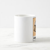 ハンサムなゴリラのマグ コーヒーマグカップ (中央)