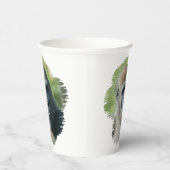 ハンサムなゴリラブラックバック 紙コップ (右)