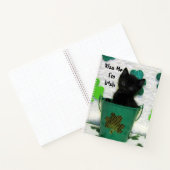 ハンサムなジャックのシャムロック – Cat / Kitten Spiral ノートブック (内部)