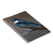 ハンサムなツバメ：針金に鳥 ノートブック (右側)