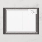 ハンサムなビーダーマイヤーのエレガントヴィンテージ ポストカード (裏面)