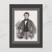 ハンサムなビーダーマイヤーのエレガントヴィンテージ ポストカード (正面)