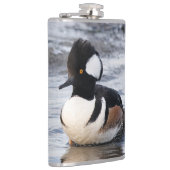 ハンサムなフード付きメルガンザーが動き出す フラスク (右)