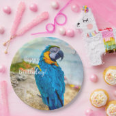 ハンサムなマカオパロット ペーパープレート (パーティー)