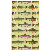 ハンサムなマス魚釣り、魚類学 スモールペーパーバッグ (裏面)