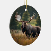 ハンサムなムース セラミックオーナメント (右)