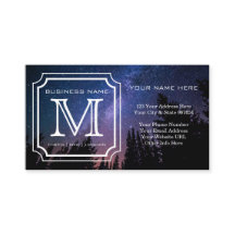 ハンサムなモノグラムの美しい景色の写真のシンプル