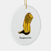 ハンサムなライオン セラミックオーナメント (右)