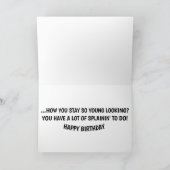 ハンサムなラテンハンク誕生日カードのための彼女 カード (内部)