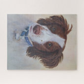 ハンサムなレトリエバー犬 ジグソーパズル (横)