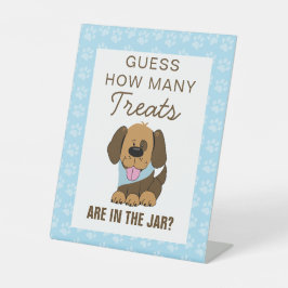 ハンサムな子犬は、いくつのゲームを推測 台座サイン