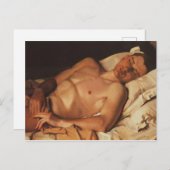 ハンサムな寝台 ポストカード (正面/裏面)