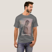 ハンサムな悪魔。角のあるスケルトン Tシャツ (正面フル)