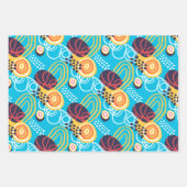 ハンサムな抽象芸術 ラッピングペーパーシート (正面3)