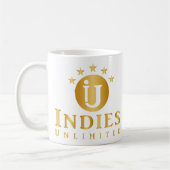 ハンサムな最高の作家のマグ コーヒーマグカップ (左)