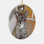 ハンサムな犬のオーナメント セラミックオーナメント (右)