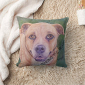 ハンサムな犬 クッション (ブランケット)