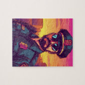 ハンサムな男性 ジグソーパズル (横)