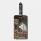 ハンサムな男 ラゲッジタグ (裏面縦)