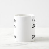 ハンサムな素晴らしい50電気技師50および100 コーヒーマグカップ (中央)