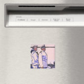 ハンサムな船乗り、WW1 1917アート マグネット (インサイチュ (食洗機))