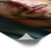 ハンサムな若いアメリカ人男性 ポスター (角)