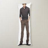 ハンサムな金髪イケメンのアニメ ボディピロー (裏面 (縦))