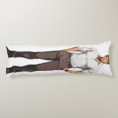 ハンサムな頑丈なイケメン・アニメ ボディピロー (裏面)